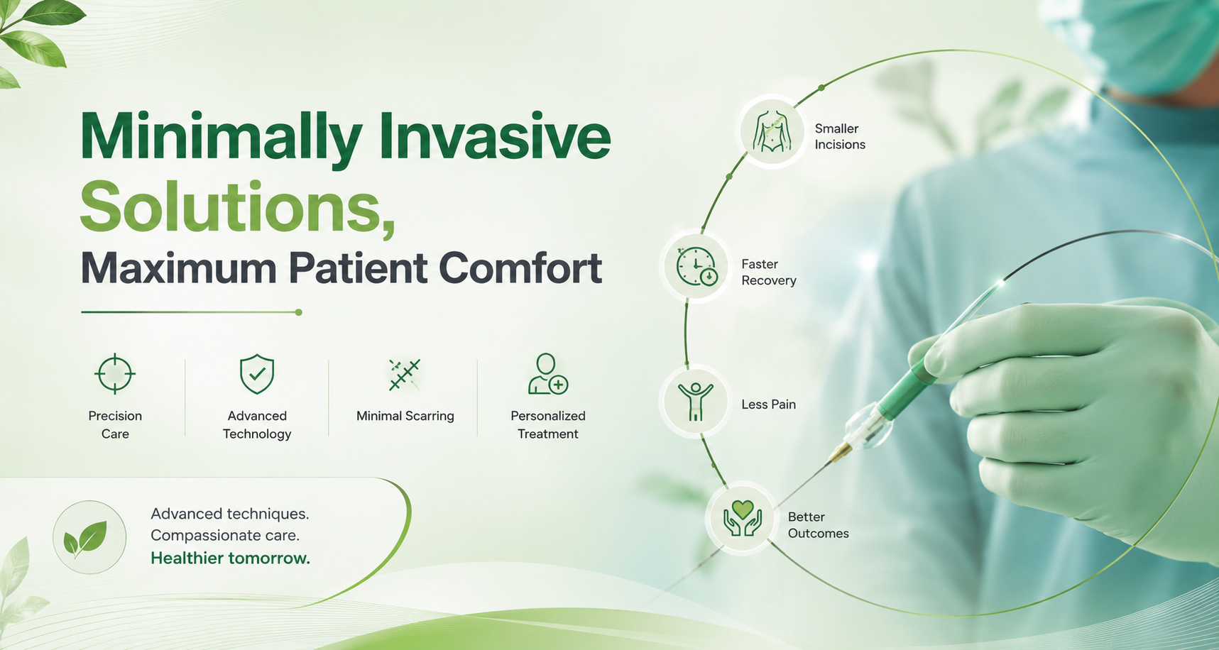 Minimally Invasive Solutions, Maximum Patient Comfort